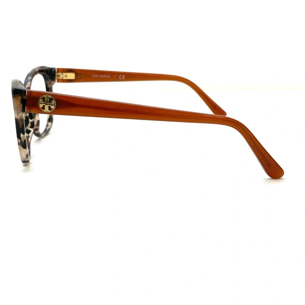 Tory Burch Square Pearl Brown Tortoise/Havana Eyeglasses Frame TY2079 1682